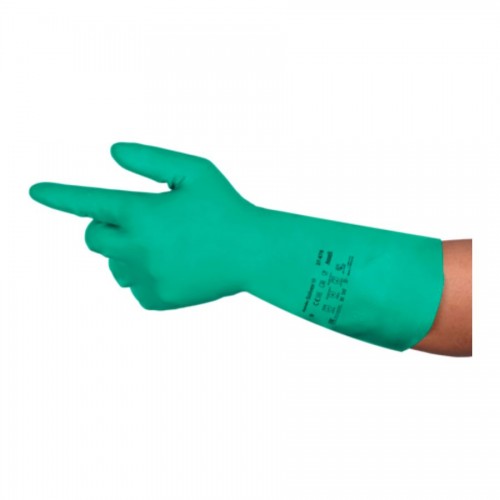 LUVA NITRILO PROTEÇÃO QUIMICA VERDE 37-676